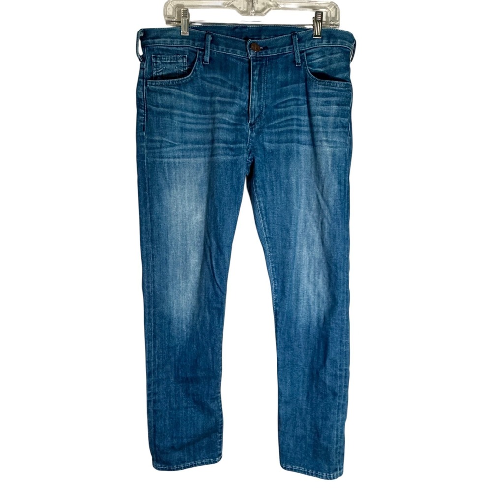 True Religion Audrey Slim Boyfriend‎ Rolled Selvedge Jeans Blue 30 (34x27)